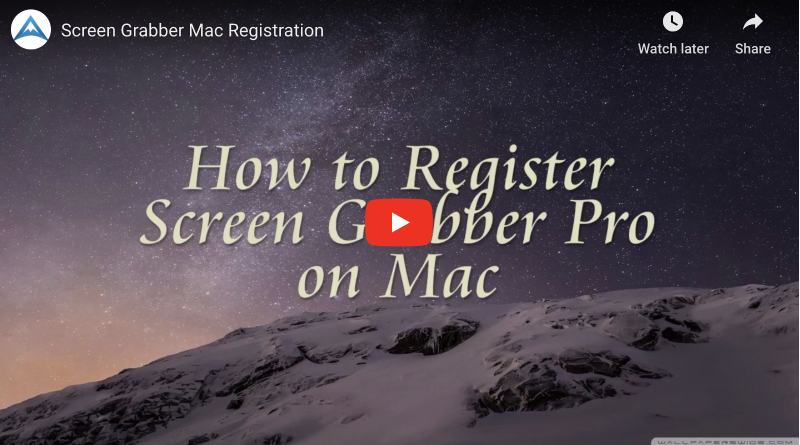 register screen grabber pro mac