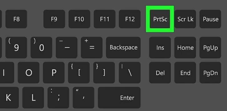 take screenshots printscreen