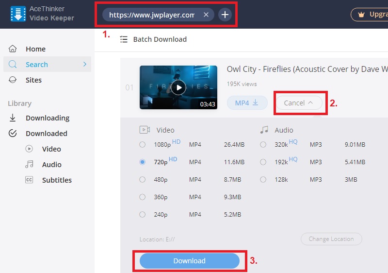 download jwplayer vk step2