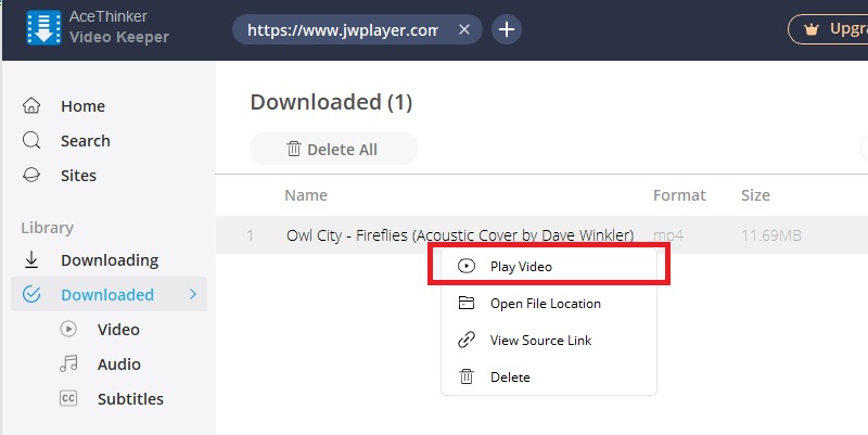 download jwplayer vk step3