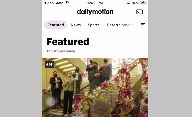 youtube app alternative dailymotion ios interface