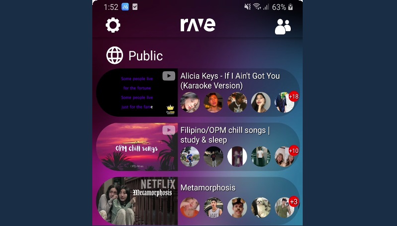 youtube app alternative rave interface