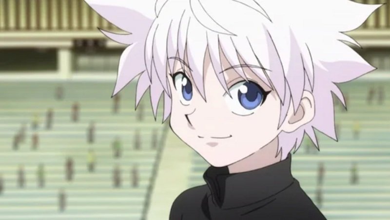 killua zoldyck on anime series hunter x hunter