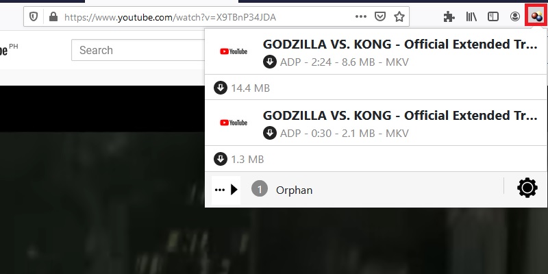 save youtube Video to usb with browser extension