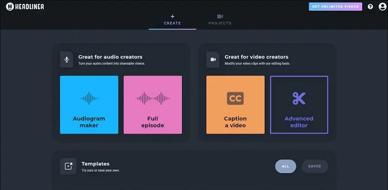 headliner as best music visualizer online