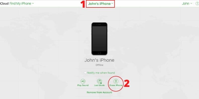 remove icloud activation lock remotely with find my feature