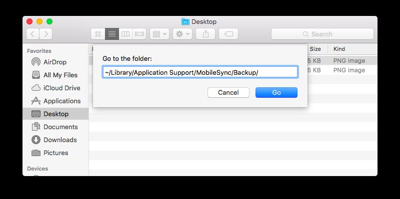 change itunes backup location