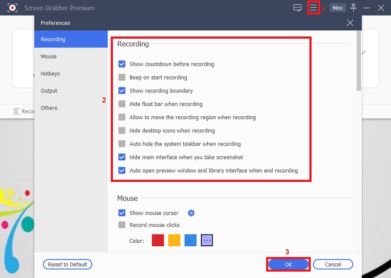 sgpremium set up settings