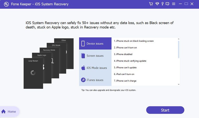 install acethinker ios system recovery