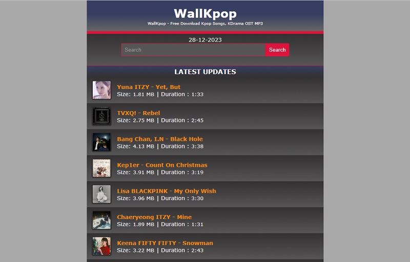 wallkpop interface