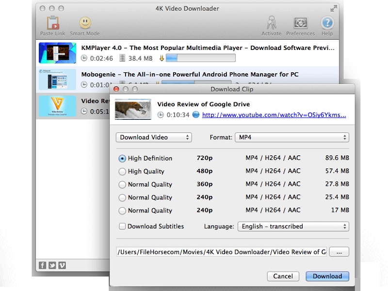 4K Video Downloader 