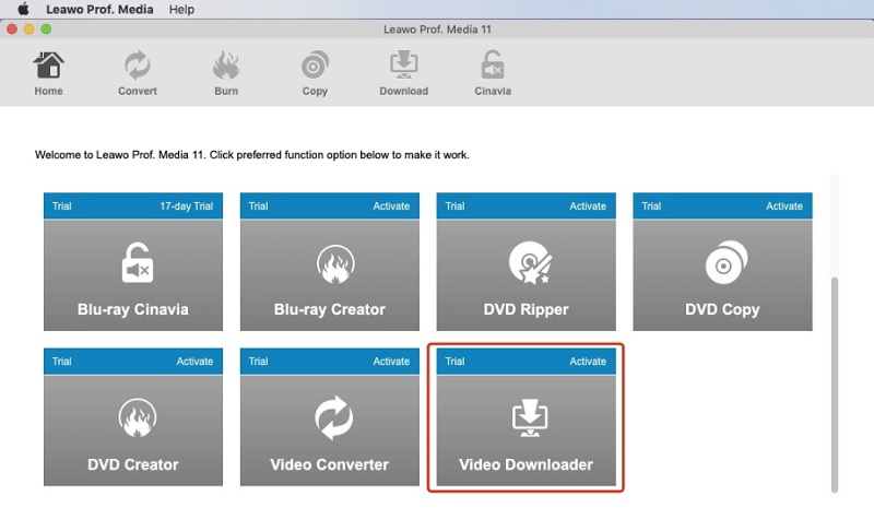 Leawo Video Downloader