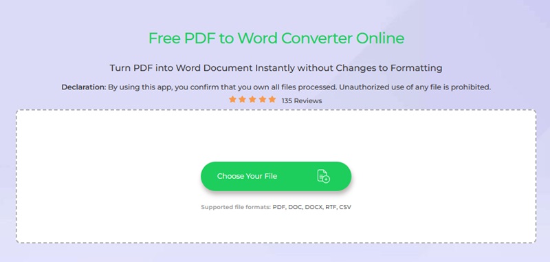 上传您的 pdf 文件