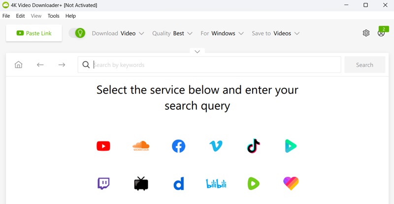 K downloader interface