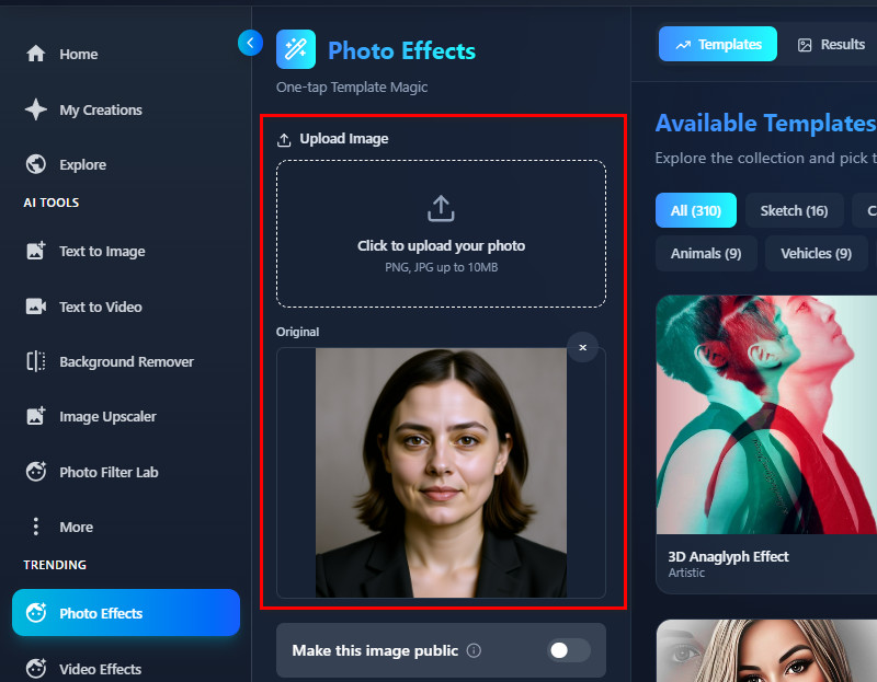 upload your photo