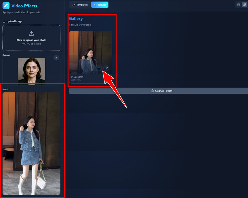 preview and save the output video