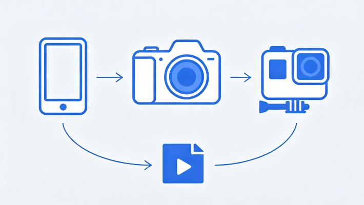 convert video from different sources