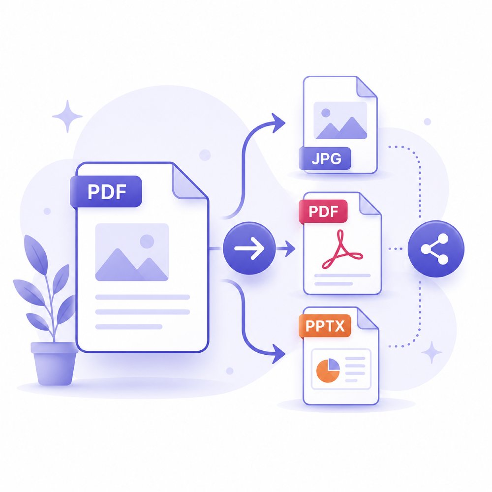 转换 PDF 以便分享