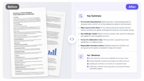 AI 文档摘要工具