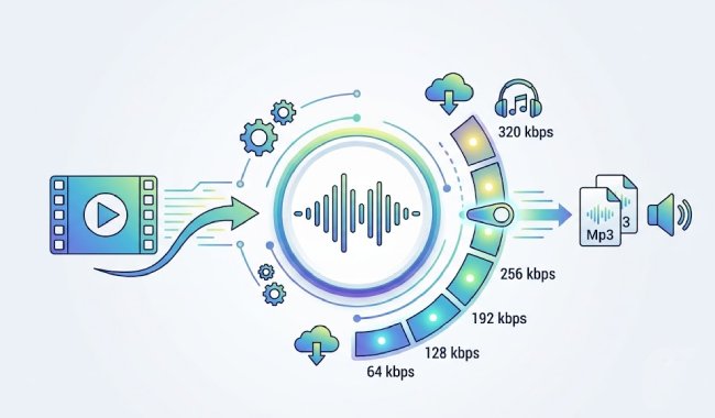 customize audio bitrate settings