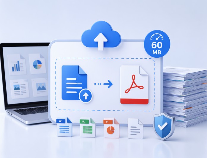 upload documents up to 60mb
