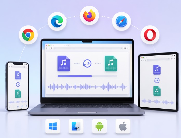 browser-based audio conversion