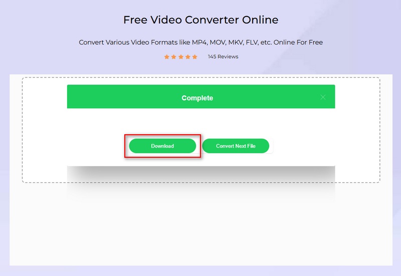 download the converted video
