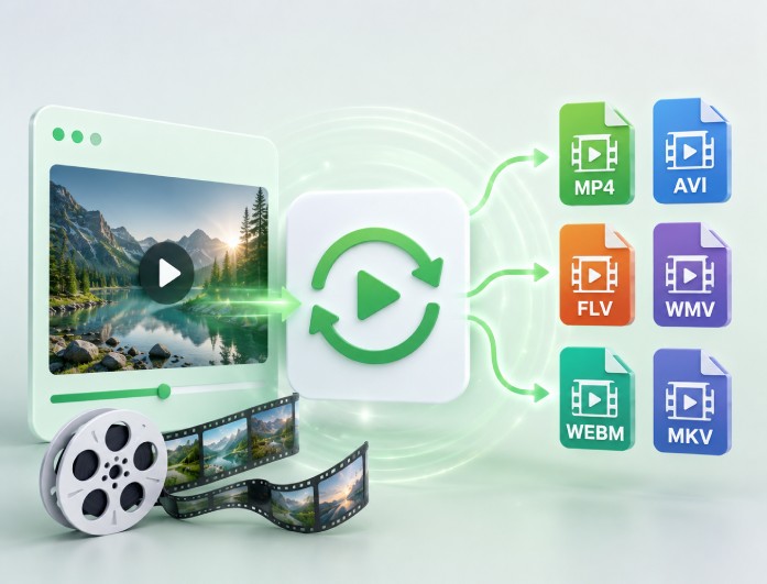 variety of video formats supported